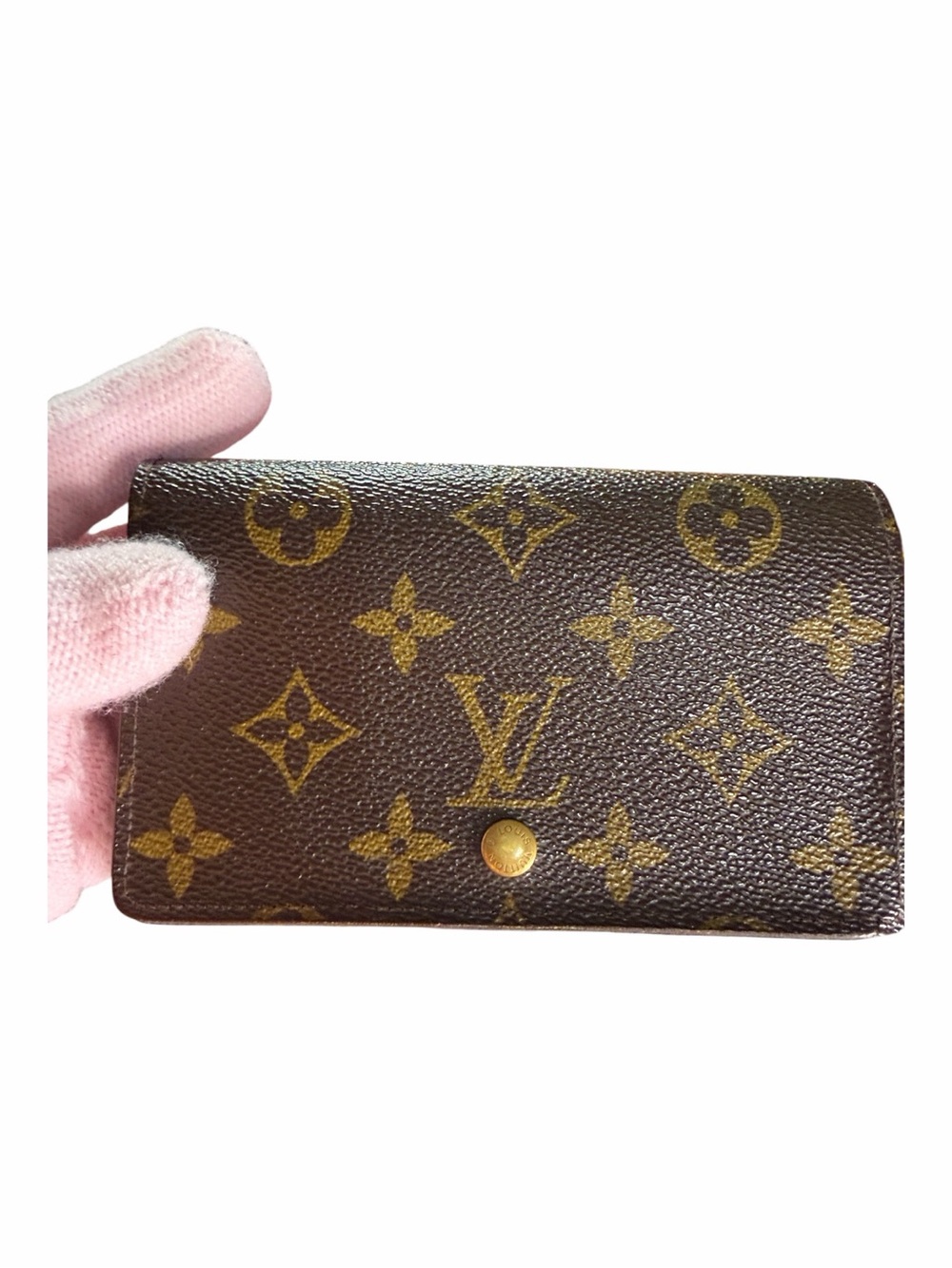 Louis Vuitton Brown Monogram Canvas Compact wallet